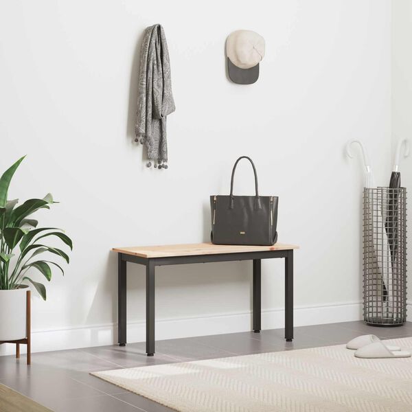 vidaXL Bank Naturel 160 x 35 x 45 cm Massief grenenhout