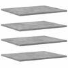 vidaXL Wandschappen 8 st 40x50x1,5 cm bewerkt hout betongrijs