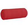 vidaXL Bolster Kussens 2 stuks Rood &Oslash; 25 x 70 cm Stof