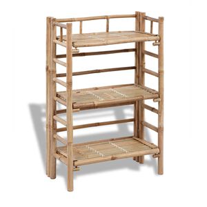 Plantenrek bamboe met 3 plankjes