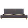vidaXL Bedframe stof lichtgrijs 160x200 cm