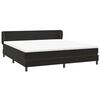 vidaXL Boxspringbed met matrassen 180x220 cm fluweel zwart