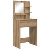 vidaXL Slaapkamer Kaptafels Artisan Eiken 80 x 39,6 x 135 cm