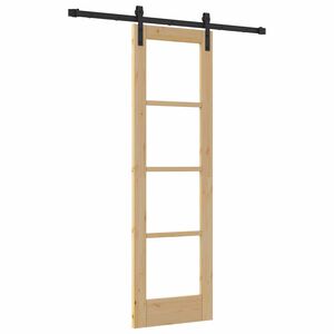 vidaXL Schuifdeur ORKDAL Naturel 61 x 198,5 cm