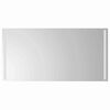 vidaXL LED Badkamer Spiegel Transparant 100 x 60 cm gehard glas