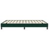 vidaXL Boxspring zonder matras fluweel donkergroen 160x210 cm