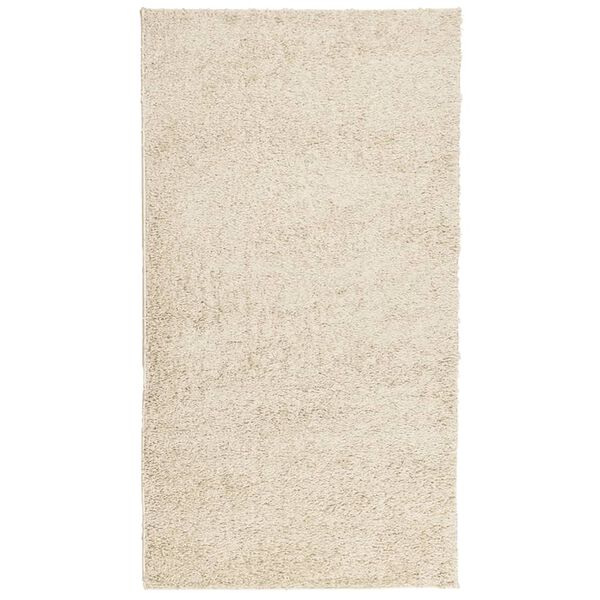 vidaXL Vloerkleed PAMPLONA shaggy hoogpolig modern 60x110 cm goudkleur