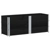 vidaXL Palletopzetranden 3 st 150x50 cm massief grenenhout zwart