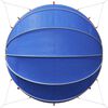 vidaXL Pooldome Blauw 430 x 430 x 210 cm 185T polyester met PU-coating