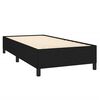 vidaXL Bedframe zonder matras 90x200 cm stof zwart