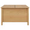 vidaXL Salontafel Honingbruin 79.5 x 79.5 x 49 cm Massief Vurenhout