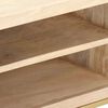 vidaXL Tv-meubel 120x30x40 cm massief mangohout goudkleurig