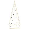 vidaXL Metalen kerstboom met standaard Goud 180 cm Poedergecoat staal