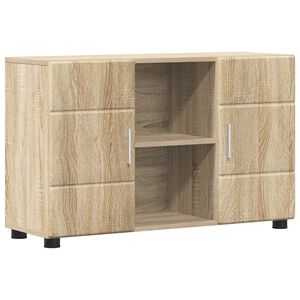 vidaXL Dressoir FLORIN 88,5 x 30,5 x 55,5 cm Sonoma Eiken Bewerkt hout