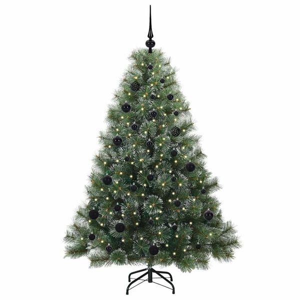 vidaXL Kunstkerstboom met 150 LED met standaard Groen 150 cm PE en PVC