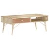vidaXL Salontafel 118x57x45 cm massief mangohout