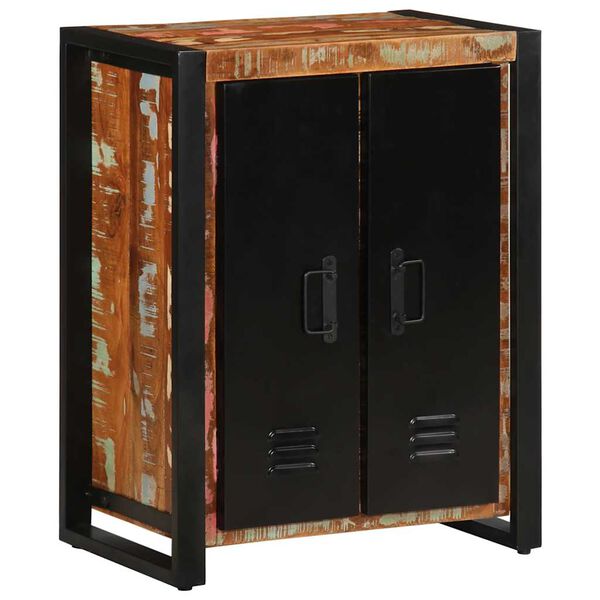 vidaXL Dressoir 55x35x70 cm massief gerecycled hout meerkleurig