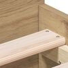 vidaXL Bedframe met lade Artisan Eiken 193 x 78 x 50 cm Bewerkt hout