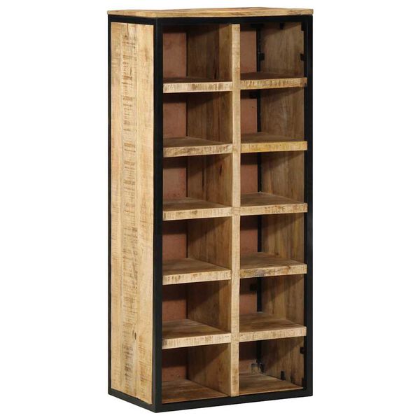 vidaXL Schoenenkast Bruin 50 x 30 x 110 cm Massief mangohout