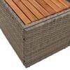 vidaXL Tuinbank Grijs 184 x 62 x 85cm poly rattan