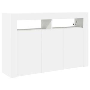 vidaXL Dressoir Wit 116 x 30 x 75 cm Bewerkt hout