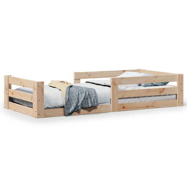 vidaXL Bedframe zonder matras 80x160 cm massief grenenhout