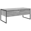 vidaXL Salontafel Grijs Sonoma 100 x 46 x 40 cm Bewerkt hout