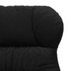 vidaXL Fauteuil Zwart 69 x 74 x 93 cm Sherpa Stof