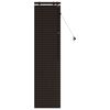 vidaXL Venetiaanse jaloezie Donkerbruin 50 x 160 cm 35 mm