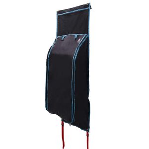 vidaXL Opslagzak met opslag Zwart en Blauw 140 x 43 cm oxford