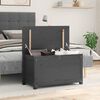 vidaXL Opbergbox grijs 80x40x45,5 cm massief grenenhout