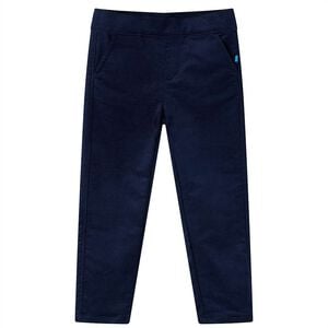 vidaXL Kinderbroek 92 donker marineblauw