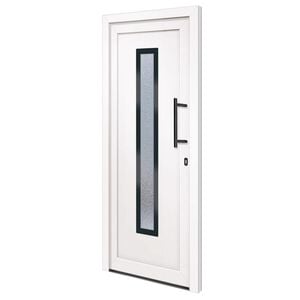 vidaXL Voordeur 88x200 cm PVC wit