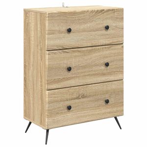 vidaXL Ladenkast 66 x 34,5 x 90 cm Bewerkt hout Sonoma Eiken
