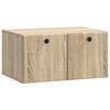 vidaXL Wandbeugel TV-kast 59,5 x 41 x 30 cm Sonoma Eiken Bewerkt hout