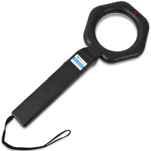 vidaXL Draagbare metaaldetector zwart