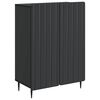 vidaXL Dressoir Zwart 66 x 34,5 x 92 cm Bewerkt hout