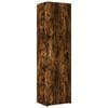 vidaXL Hoge kast 50x42,5x185 cm bewerkt hout gerookt eikenkleurig