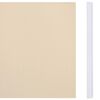 vidaXL Tuinscherm 35x0,19 m PVC cr&egrave;me