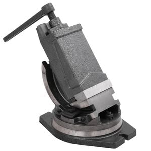 vidaXL Bankschroef met 2 assen kantelbaar 100 mm