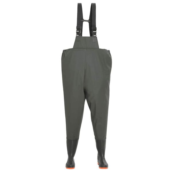 vidaXL Waadbroek met laarzen maat 41 groen