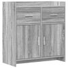 vidaXL Dressoir Grijs Sonoma 75 x 36 x 80 cm Bewerkt hout