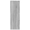 vidaXL Plantenstandaard 33x33x100 cm bewerkt hout grijs sonoma eiken
