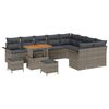 vidaXL Tuin Sofa Set 12 st 11-Aantal zitplaatsen Grijs