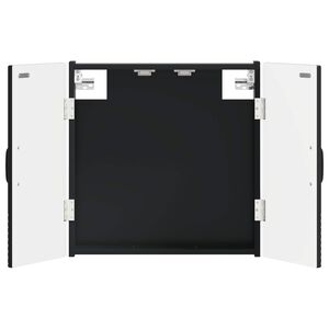 vidaXL Dartbord Kabinet UTRECHT Zwart 52,5 x 10,5 x 53,5 cm