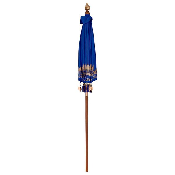 vidaXL Balinese Parasol Blauw 185 x 185 x 260 cm