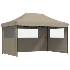 vidaXL Partytent Taupe 292 x 440 x 315 cm Oxford Stof