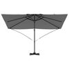 vidaXL Parasol Antraciet 351 x 250 x 260 cm Polyester en Aluminium