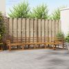 vidaXL Buiten bankenset 5 pcs Naturel Massief Acaciahout