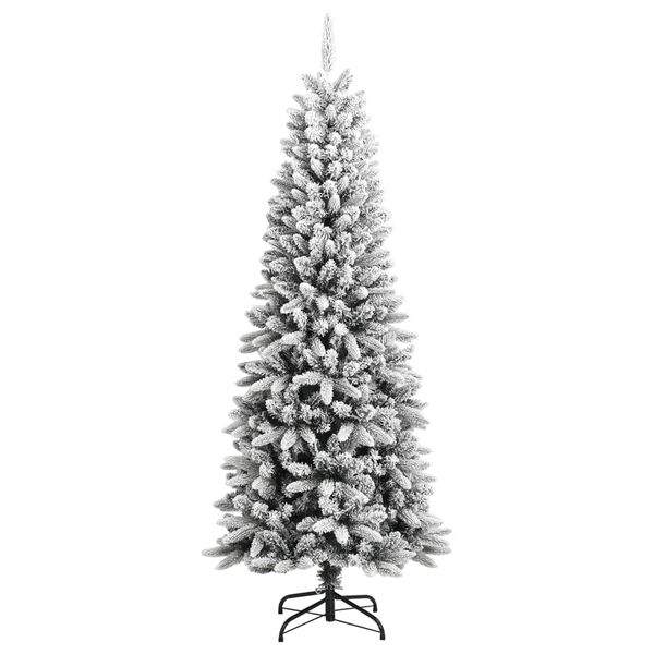 vidaXL Kunstkerstboom met sneeuw 180 cm PVC en PE
